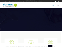 Tablet Screenshot of formic.com